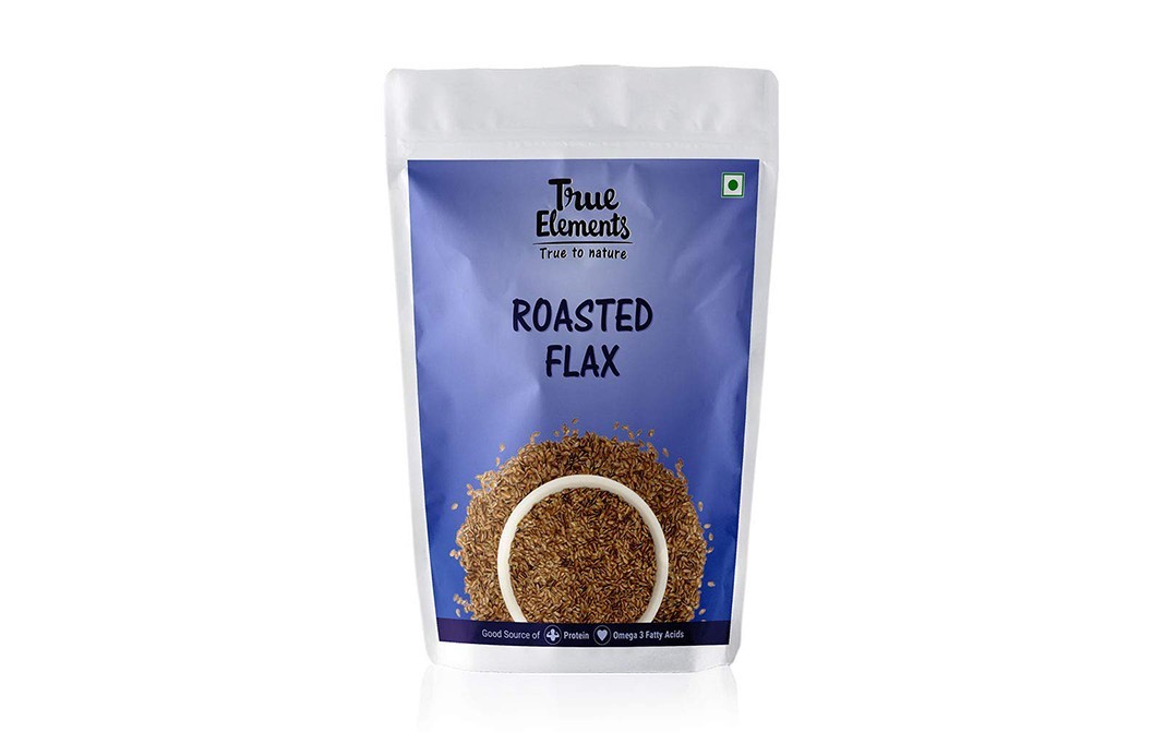 True Elements Roasted Flax    Pack  125 grams